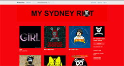 Desktop Screenshot of mysydneyriot.bandcamp.com