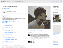 Tablet Screenshot of darrenfrank.bandcamp.com