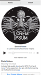 Mobile Screenshot of loremipsummusic.bandcamp.com