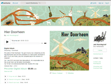 Tablet Screenshot of hierdoorheen.bandcamp.com