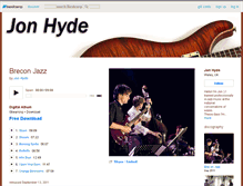 Tablet Screenshot of jonhydeguitar.bandcamp.com