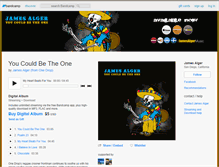 Tablet Screenshot of jamesalger.bandcamp.com