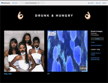 Tablet Screenshot of drunkandhungry.bandcamp.com