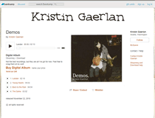 Tablet Screenshot of kristingaerlan.bandcamp.com