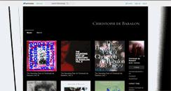 Desktop Screenshot of christophdebabalon.bandcamp.com