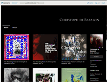 Tablet Screenshot of christophdebabalon.bandcamp.com