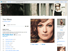 Tablet Screenshot of melissalauren1.bandcamp.com