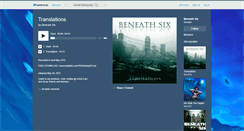 Desktop Screenshot of beneathsix.bandcamp.com