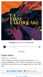 Mobile Screenshot of myfirstearthquake.bandcamp.com