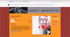 Desktop Screenshot of poorposture.bandcamp.com
