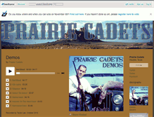 Tablet Screenshot of prairiecadets.bandcamp.com
