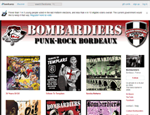 Tablet Screenshot of bombardiers.bandcamp.com