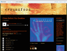 Tablet Screenshot of groundfood.bandcamp.com