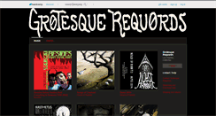 Desktop Screenshot of grotesquerequords.bandcamp.com