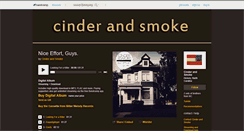 Desktop Screenshot of cinderandsmoke.bandcamp.com