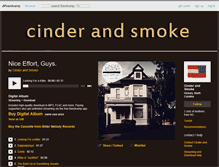 Tablet Screenshot of cinderandsmoke.bandcamp.com