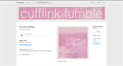 Desktop Screenshot of cufflinkfumble.bandcamp.com