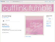 Tablet Screenshot of cufflinkfumble.bandcamp.com