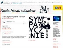 Tablet Screenshot of pandaneedsabamboo.bandcamp.com