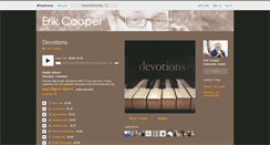 Desktop Screenshot of erikcooper.bandcamp.com