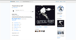 Desktop Screenshot of criticalxpoint.bandcamp.com