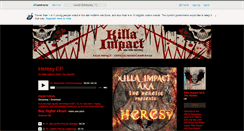 Desktop Screenshot of killaimpact.bandcamp.com
