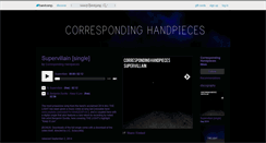 Desktop Screenshot of correspondinghandpieces.bandcamp.com