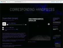 Tablet Screenshot of correspondinghandpieces.bandcamp.com