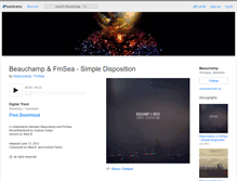 Tablet Screenshot of beauchamp.bandcamp.com