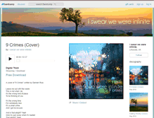 Tablet Screenshot of iswearwewereinfinite.bandcamp.com