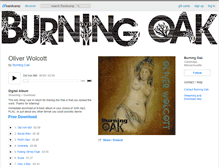 Tablet Screenshot of burningoak.bandcamp.com