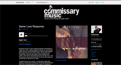 Desktop Screenshot of commissary.bandcamp.com