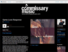 Tablet Screenshot of commissary.bandcamp.com