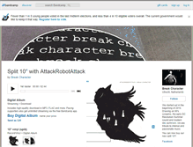 Tablet Screenshot of breakcharacter.bandcamp.com