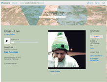 Tablet Screenshot of harryfrickermusic.bandcamp.com