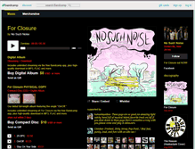 Tablet Screenshot of nosuchnoise.bandcamp.com