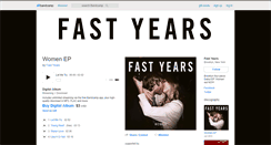Desktop Screenshot of fastyears.bandcamp.com