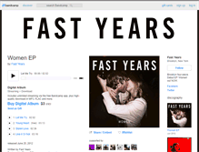 Tablet Screenshot of fastyears.bandcamp.com