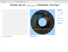 Tablet Screenshot of dixiejack.bandcamp.com