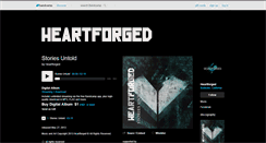 Desktop Screenshot of heartforged.bandcamp.com