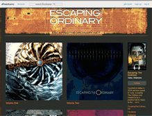 Tablet Screenshot of escapingtheordinary.bandcamp.com