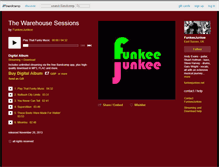 Tablet Screenshot of funkeejunkee.bandcamp.com