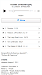 Mobile Screenshot of outlawsandpreachers.bandcamp.com