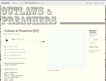 Tablet Screenshot of outlawsandpreachers.bandcamp.com