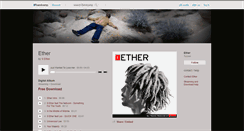 Desktop Screenshot of ether.bandcamp.com
