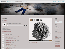 Tablet Screenshot of ether.bandcamp.com