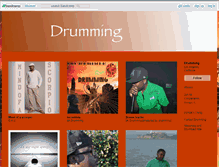 Tablet Screenshot of drumming.bandcamp.com