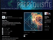 Tablet Screenshot of prerequisite.bandcamp.com