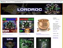 Tablet Screenshot of lordroc.bandcamp.com