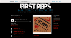 Desktop Screenshot of firstreps.bandcamp.com